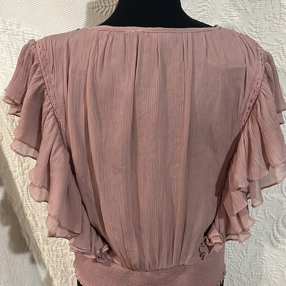 Anthropologie Forever That Girl ruffle top, size large, NWT - Picture 9 of 15
